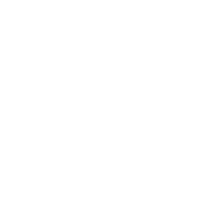 A person kneels near the roots of a large tree beside a house, appearing to work or examine the tree's roots—a scene depicted in white silhouette style, reflecting the dedication of Kokua Tree Care professionals.